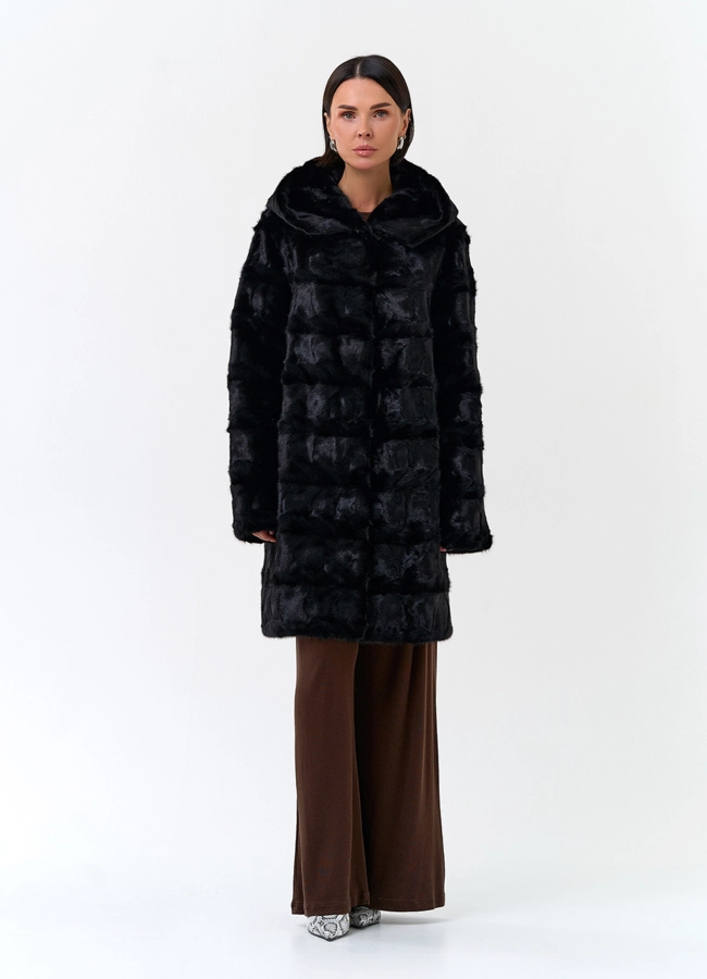 Шуба из меха норки модель № 34053 универмаг малина фото