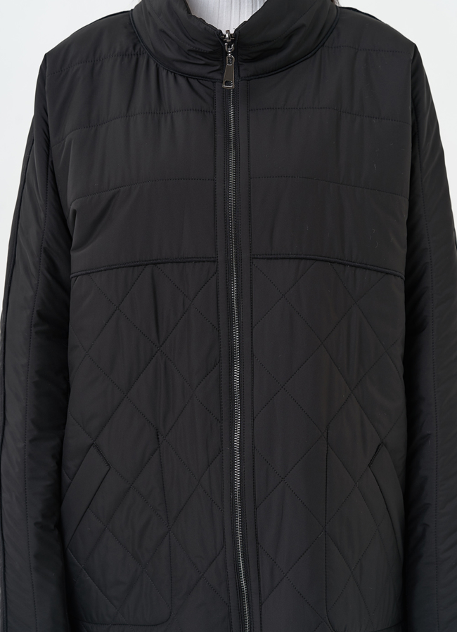 Женская двухсторонняя куртка с воротником стойкой модель № 30008 универмаг малина