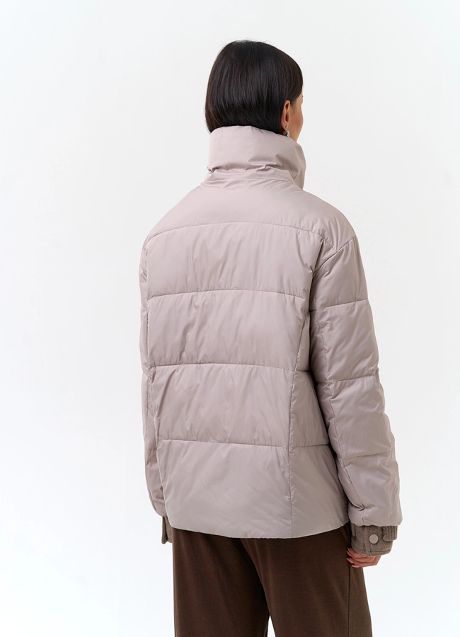 Женская куртка с воротником стойкой модель № 33788 в кредит