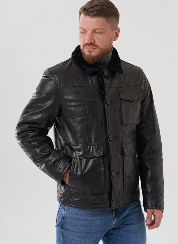 Куртка мужская из натуральной кожи 